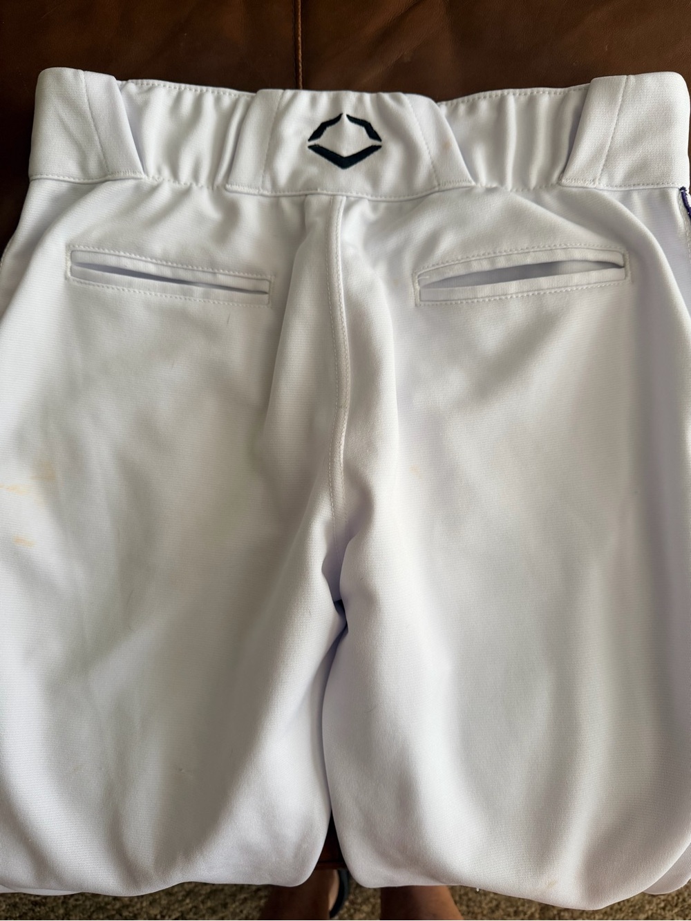 Evoshield White Baseball Pants with Back Pockets